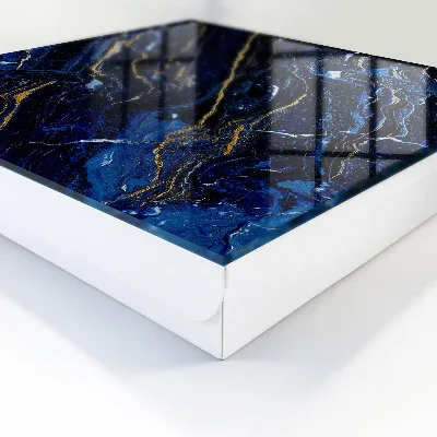 Schlüsselschrank Marineblaues Muster