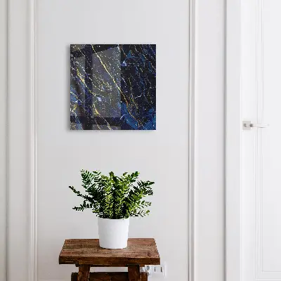 Schlüsselschrank Marineblaues Muster