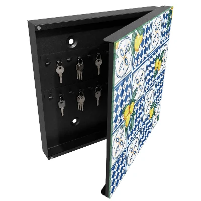 Schlüsselschrank für den Flur Zitronenfliesen