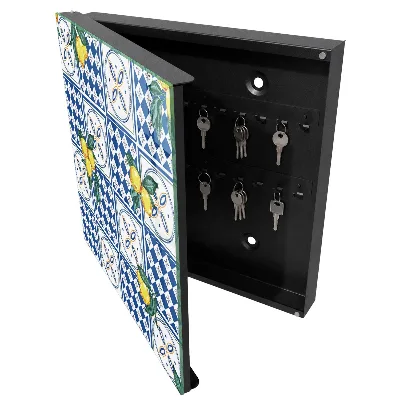 Schlüsselschrank für den Flur Zitronenfliesen