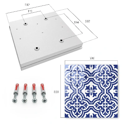 Schlüsselschrank für den Flur Geometrische Schönheit
