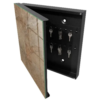Schlüsselschrank für den Flur Steintextur
