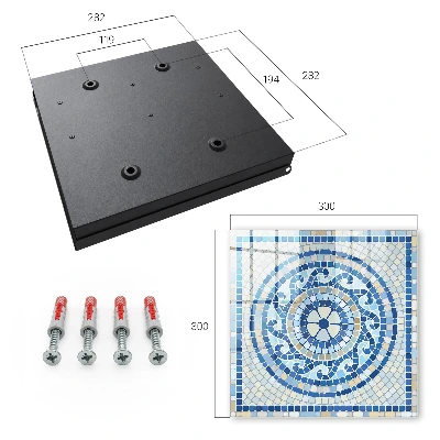 Schlüsselkasten modern geometrisches Mosaik