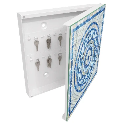 Schlüsselkasten modern geometrisches Mosaik