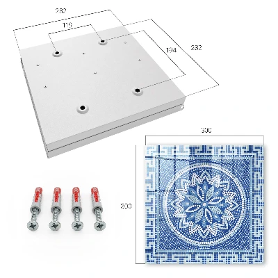 Schlüsselschrank Blaues Mosaik