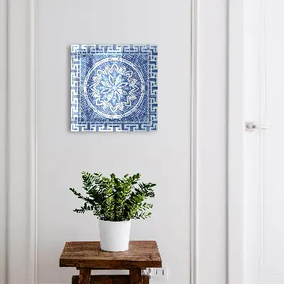 Schlüsselschrank Blaues Mosaik