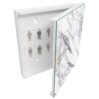 Schlüsselschrank für den Flur Marmor-Eleganz