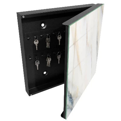 Schlüsselschrank für den Flur Marmoreffekt