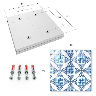 Schlüsselschrank Geometrisches Muster