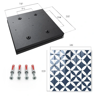 Schlüsselschrank für den Flur Geometrische Eleganz