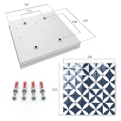 Schlüsselschrank für den Flur Geometrische Eleganz
