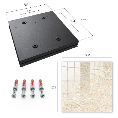Schlüsselschrank Beige Wellen