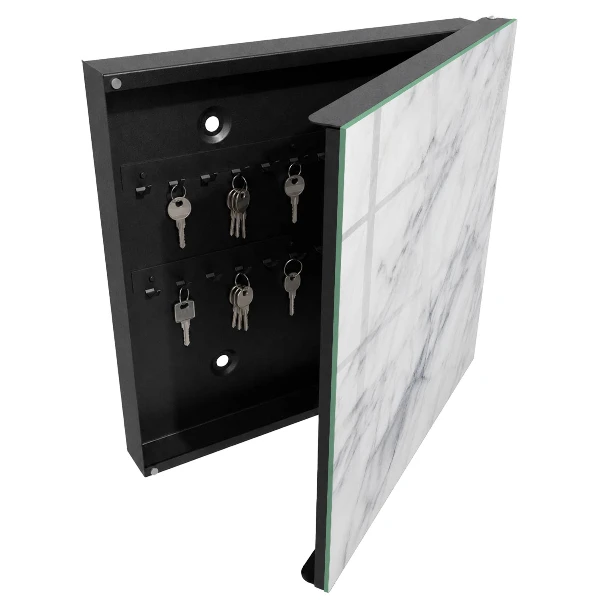 Schlüsselschrank für den Flur Marmor-Eleganz