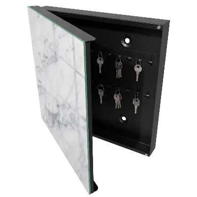 Schlüsselschrank für den Flur Marmor-Eleganz