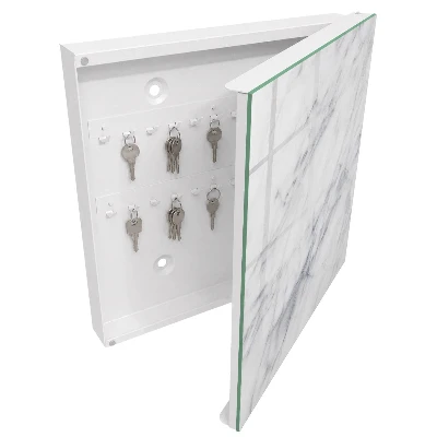 Schlüsselschrank für den Flur Marmor-Eleganz