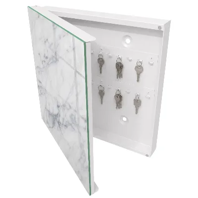 Schlüsselschrank für den Flur Marmor-Eleganz
