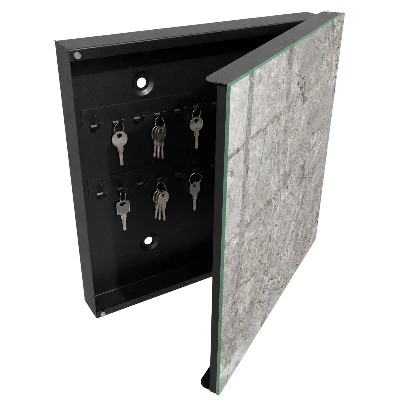 Schlüsselschrank Marmorhintergrund
