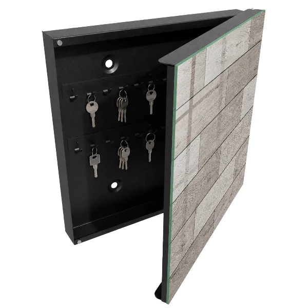 Schlüsselschrank Graues Holz