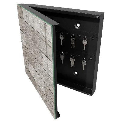 Schlüsselschrank Graues Holz