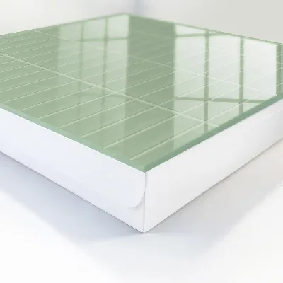 Schlüsselschrank Grün kariert