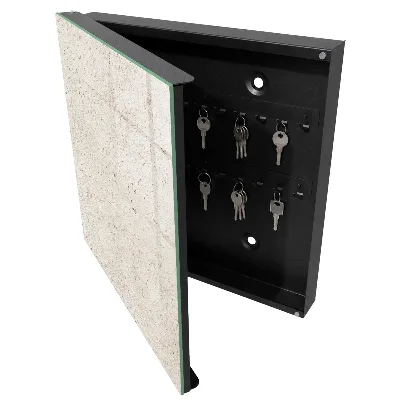 Schlüsselschrank Beige Eleganz