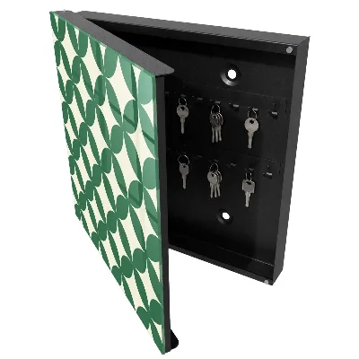 Schlüsselschrank für den Flur Grüne Räder