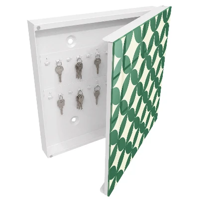 Schlüsselschrank für den Flur Grüne Räder
