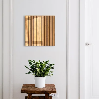 Schlüsselkasten modern Holzwand