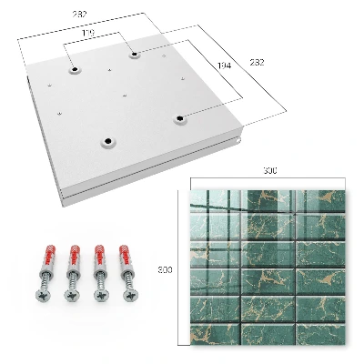 Schlüsselschrank Grüner Marmor