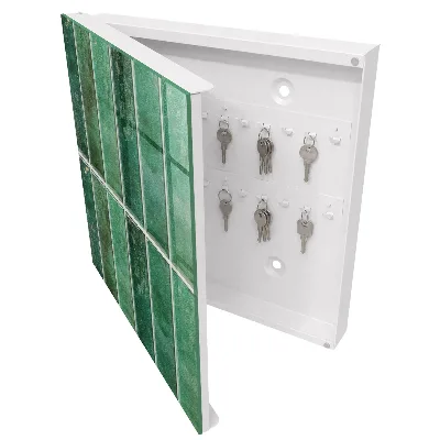 Schlüsselschrank Grünes Muster