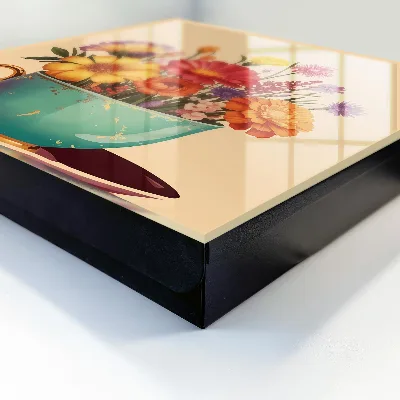 Schlüsselschrank für den Flur Blumenbecher