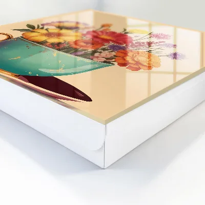 Schlüsselschrank für den Flur Blumenbecher