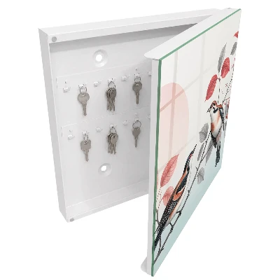 Schlüsselschrank für den Flur Vögel Natur