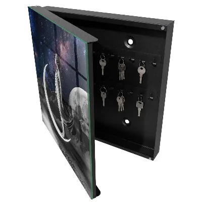 Schlüsselkasten modern Weltraumfantasie