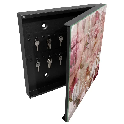 Schlüsselschrank für den Flur mit romantischem Blumenmuster