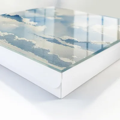 Schlüsselkasten modern Wolken am Himmel