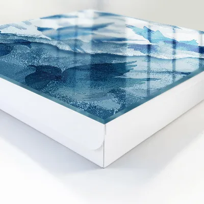 Schlüsselschrank Aquarellvögel