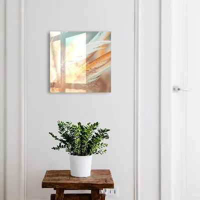 Schlüsselschrank Pastellfarbene Federn