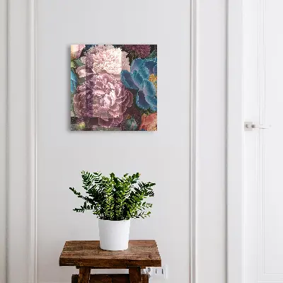 Schlüsselkasten modern Bunte Blumen