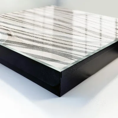 Schlüsselkasten modern Wellen von Grau