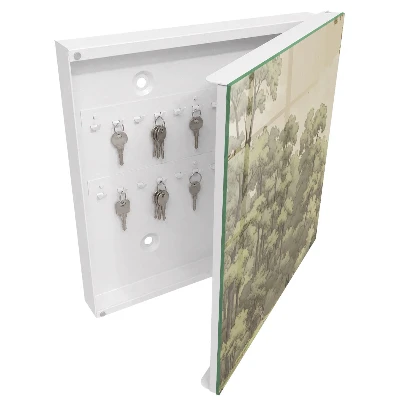 Schlüsselschrank für den Flur grüner Wald