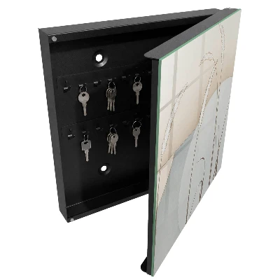 Schlüsselschrank mit Motiv Natürliche Gräser