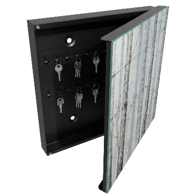 Schlüsselschrank für den Flur in Birkennatur
