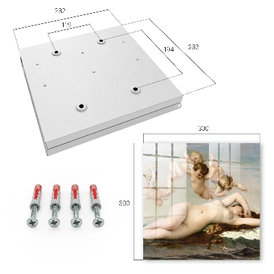 Schlüsselschrank Die Geburt der Venus von Alexander Cabanel