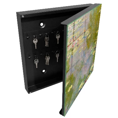 Schlüsselschrank für den Flur Claude Monet Seerosen