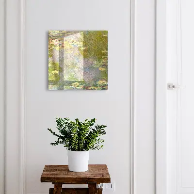 Schlüsselschrank für den Flur Claude Monet Seerosen