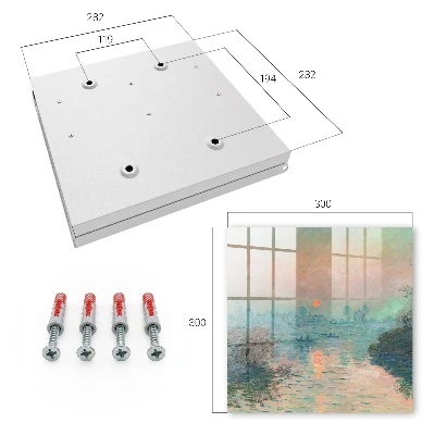 Schlüsselschrank für den Flur Romantische Landschaft