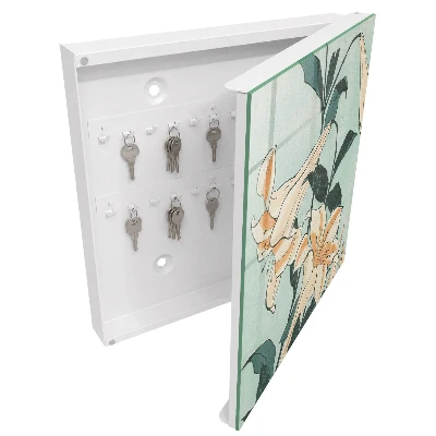 Schlüsselkasten modern Zarte Lilien