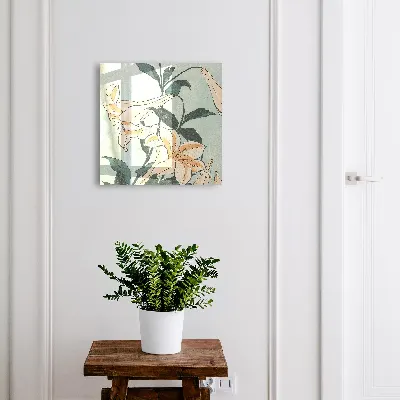 Schlüsselkasten modern Zarte Lilien