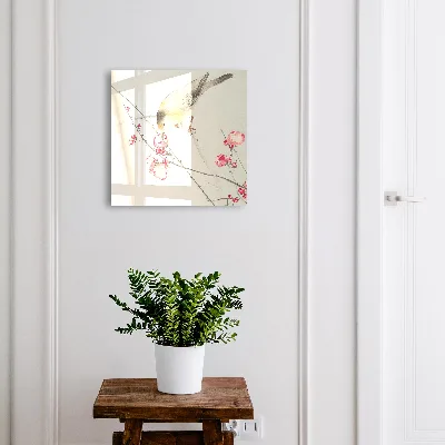 Schlüsselkasten modern Vogelblumen